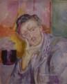 Autorretrato con la mano bajo la mejilla Edvard Munch